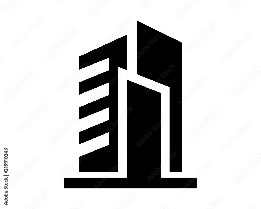 building silhouette tower skyscraper cityscape skyline image vector icon logo building silhouette tower skyscraper cityscape skyline image vector icon logo