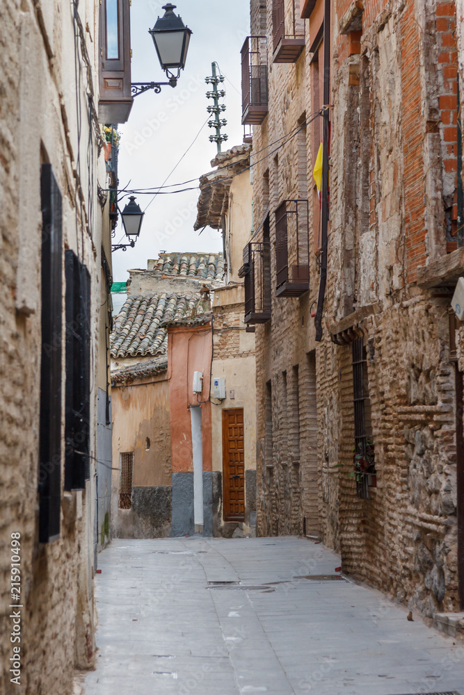 Obraz premium Old Jewish quarter of Toledo, Spain