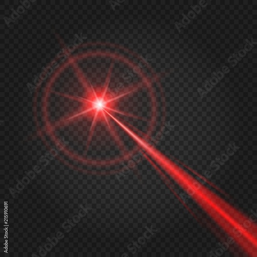 Laser beam. Abstract lasers light for security and scanner effect, vector high lighted beam isolated on transparent background