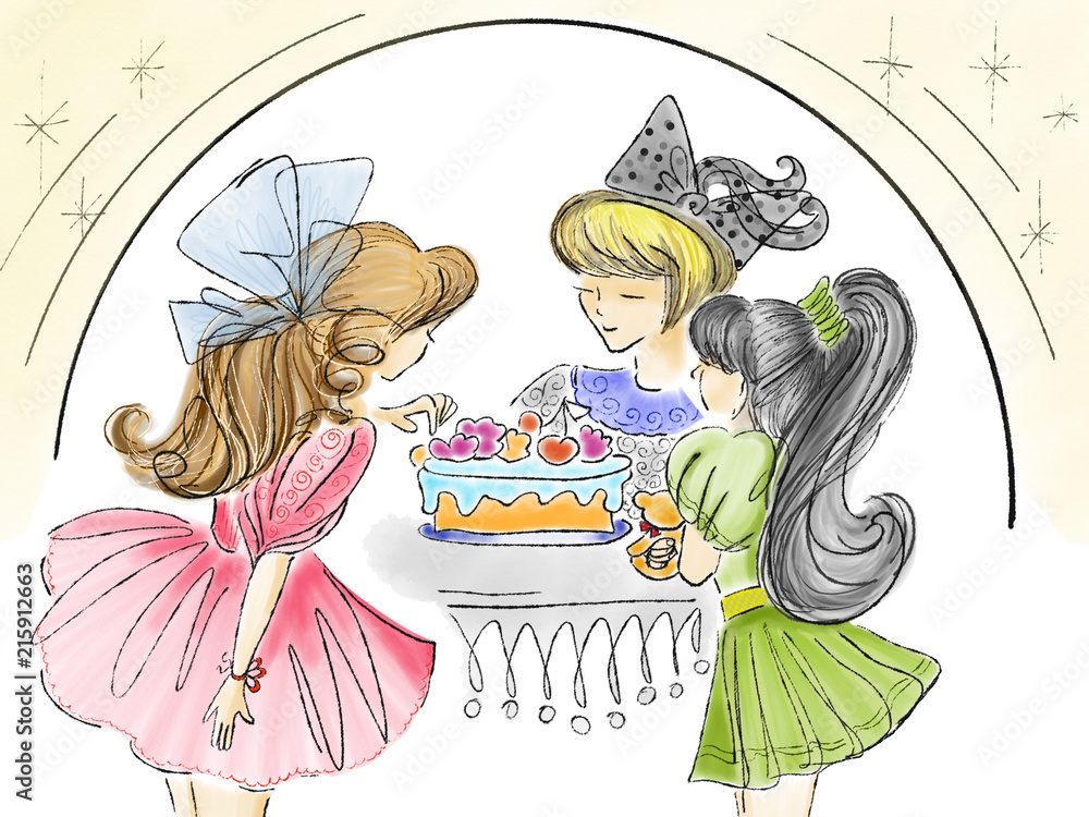 Cake coloring page. Birthday cake coloring page for kids and adults. mid  content coloring page for amazon KDP. Coloring page of Cake 25769480 Vector  Art at Vecteezy