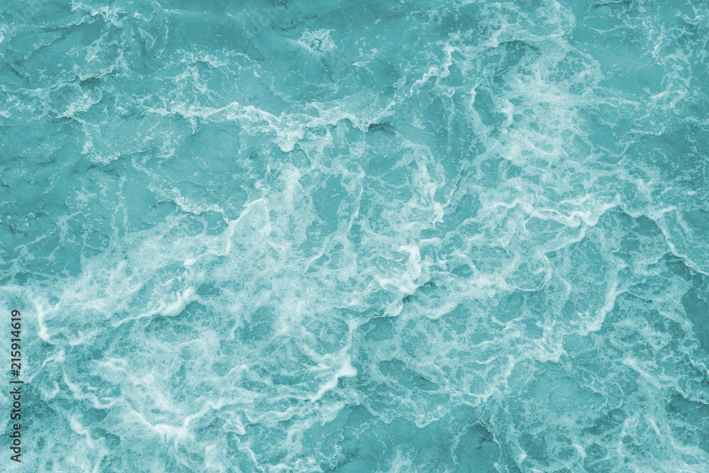 Aerial view of water waves