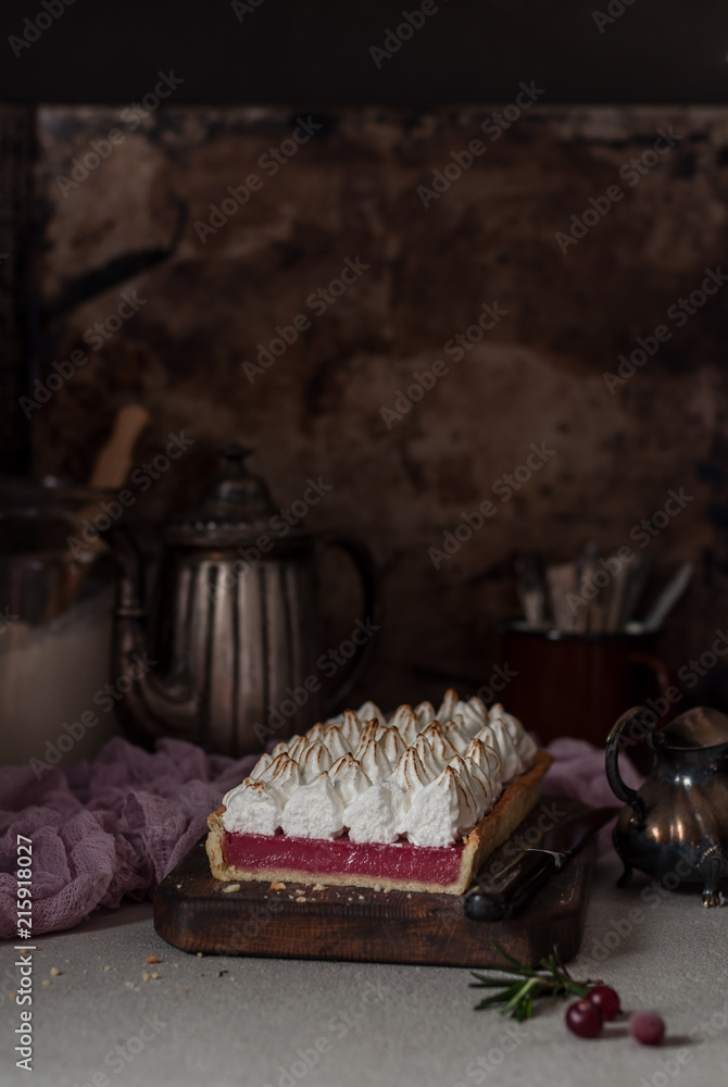 Cranberry Meringue Tart Cranberry Meringue Tart