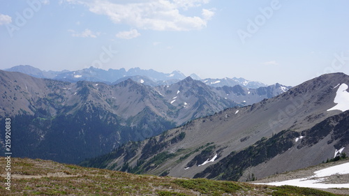 Mountain Range in Olympic National park, WA