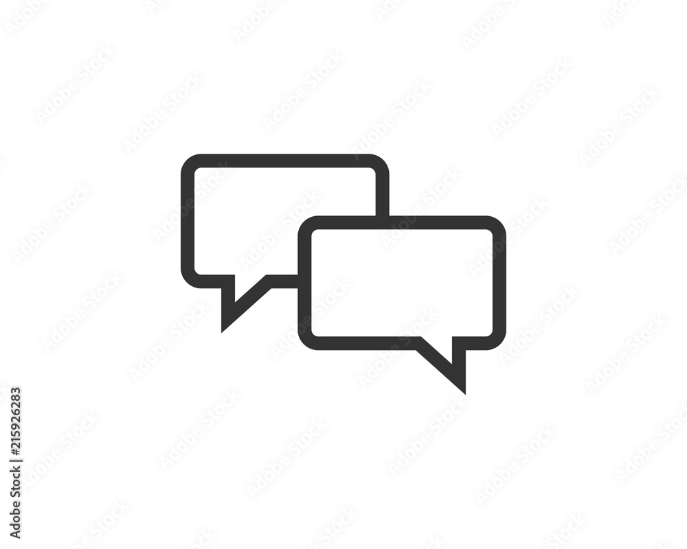 Speech bubbles vector