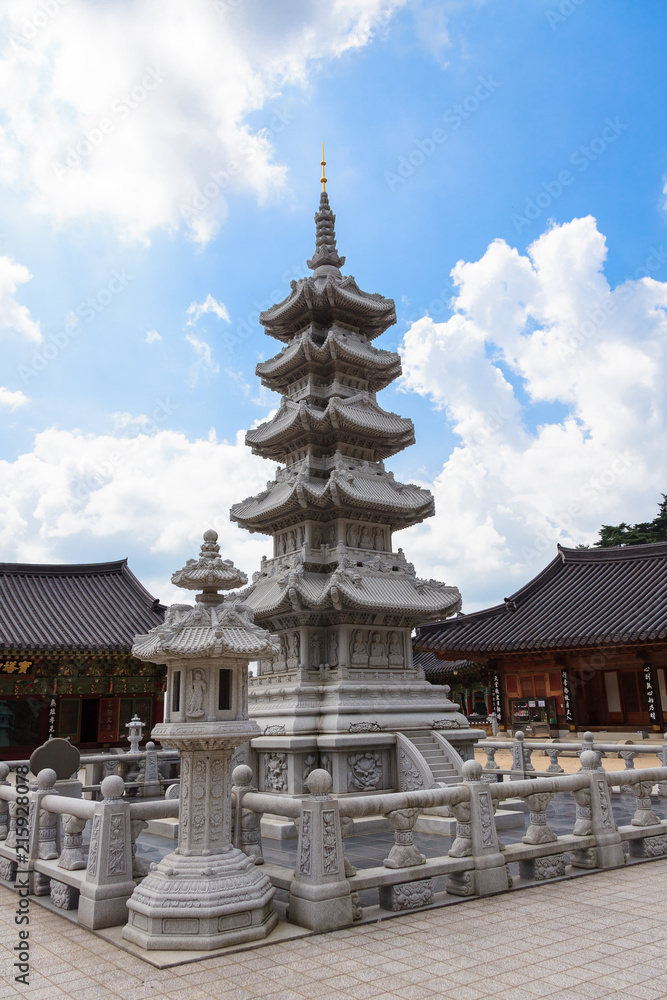 A stone pagoda of Chukseosa Temple
