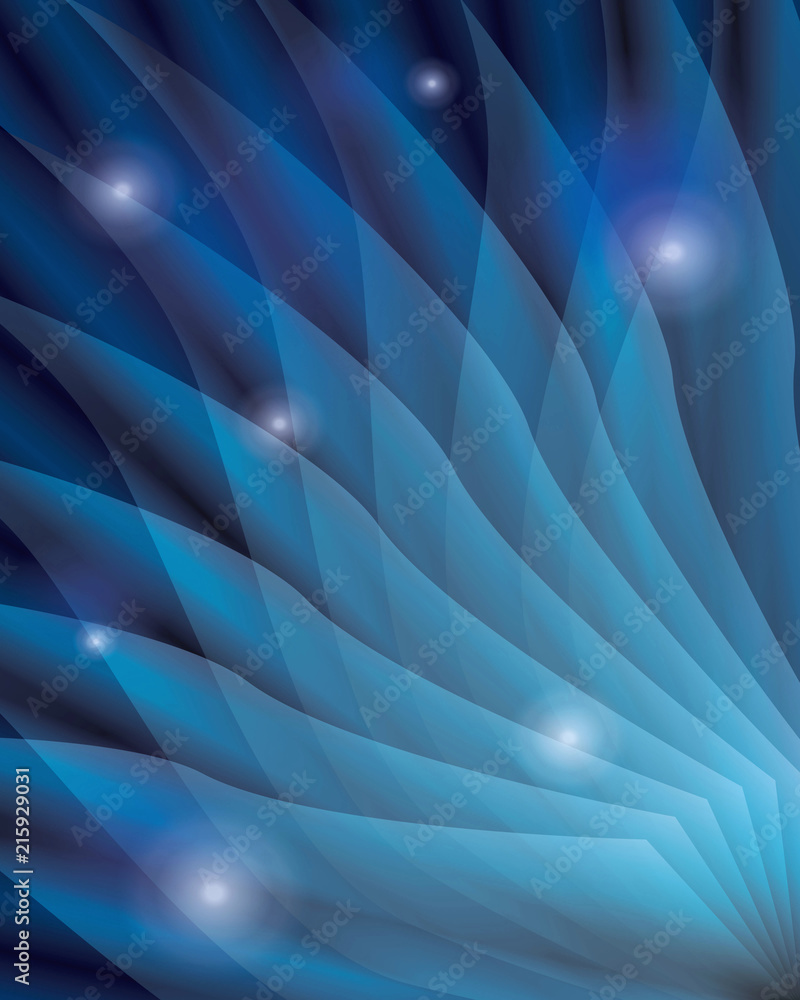 Obraz premium Illustration of Abstract Dark Blue Background