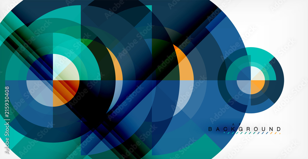 Vector circle abstract background Vector circle abstract background