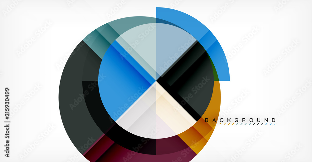 Vector circle abstract background Vector circle abstract background