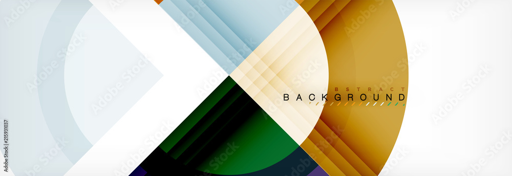 Vector circular geometric abstract background Vector circular geometric abstract background