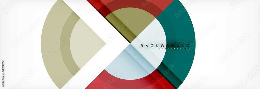 Vector circular geometric abstract background Vector circular geometric abstract background