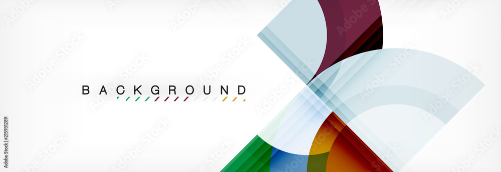 Vector circular geometric abstract background Vector circular geometric abstract background