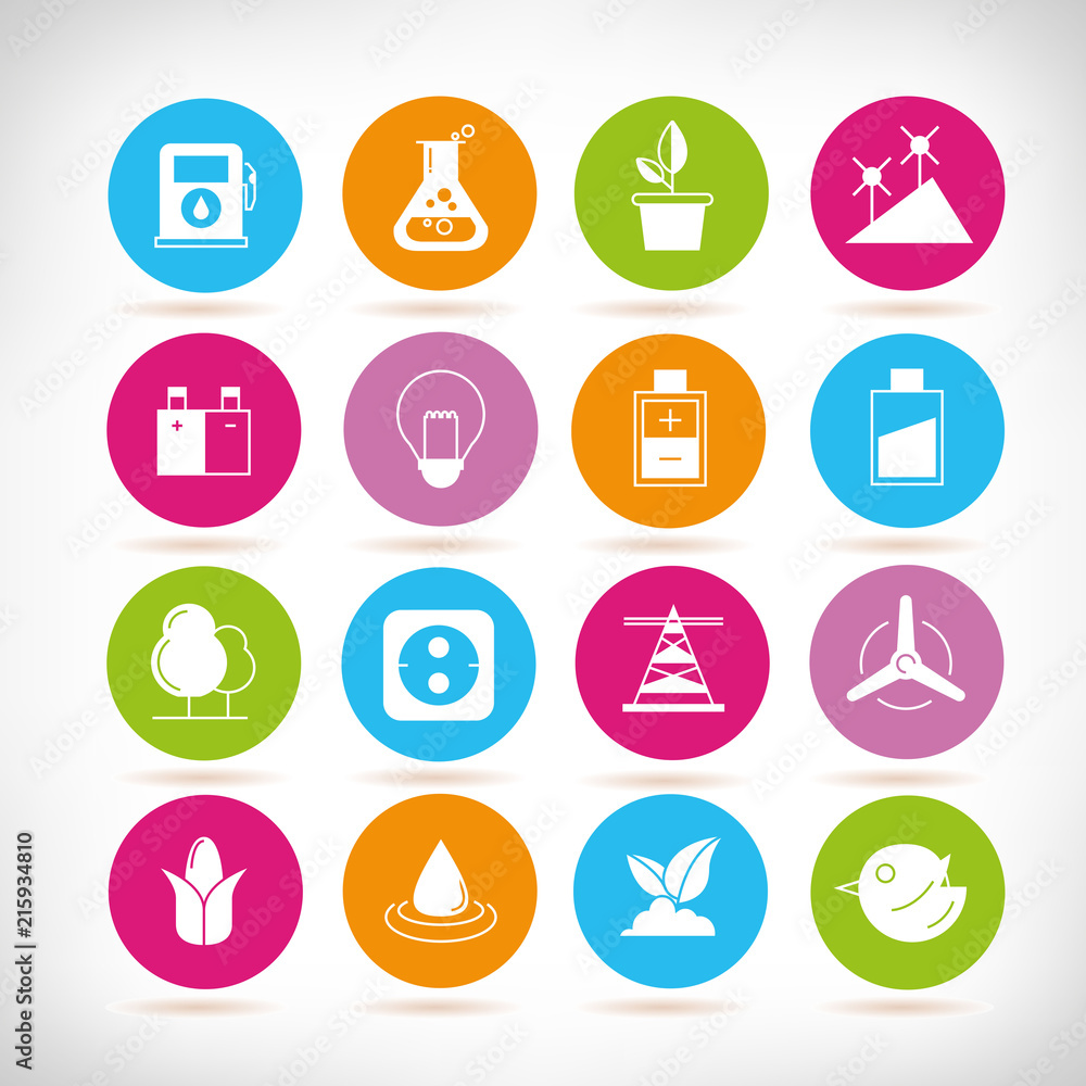 energy icons, clean energy icons energy icons, clean energy icons