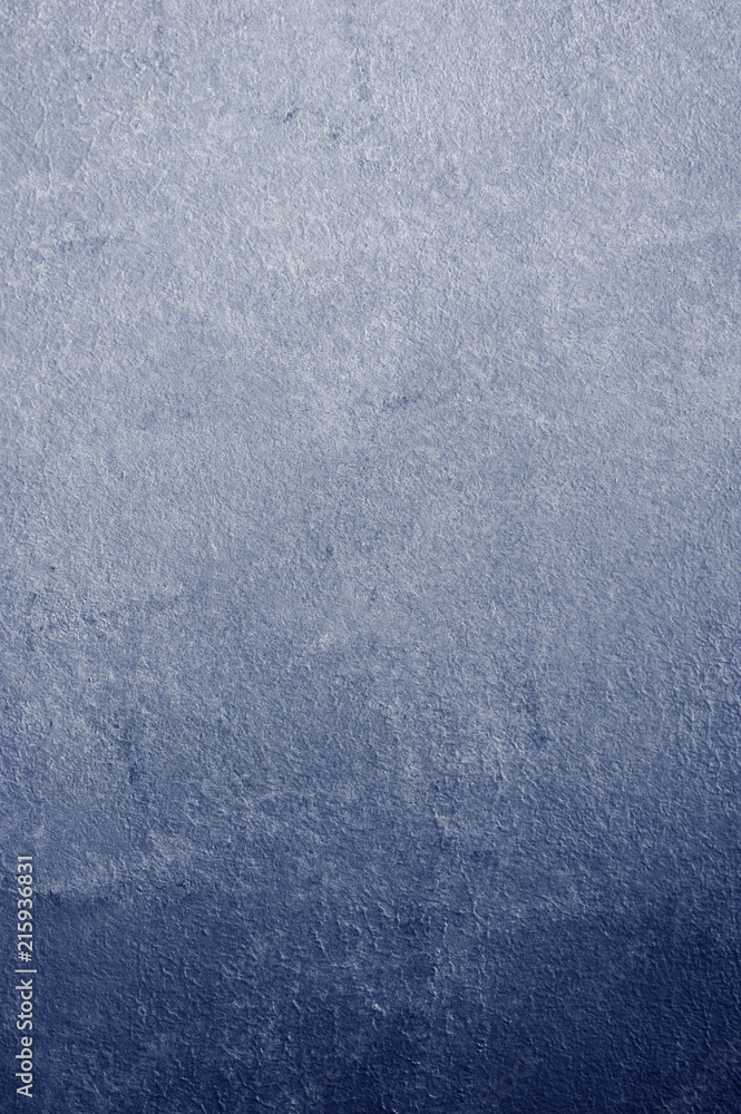 blue abstract background of dark plaster