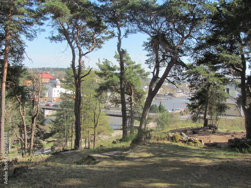 Summer view of the old town, Porvoo, Finland