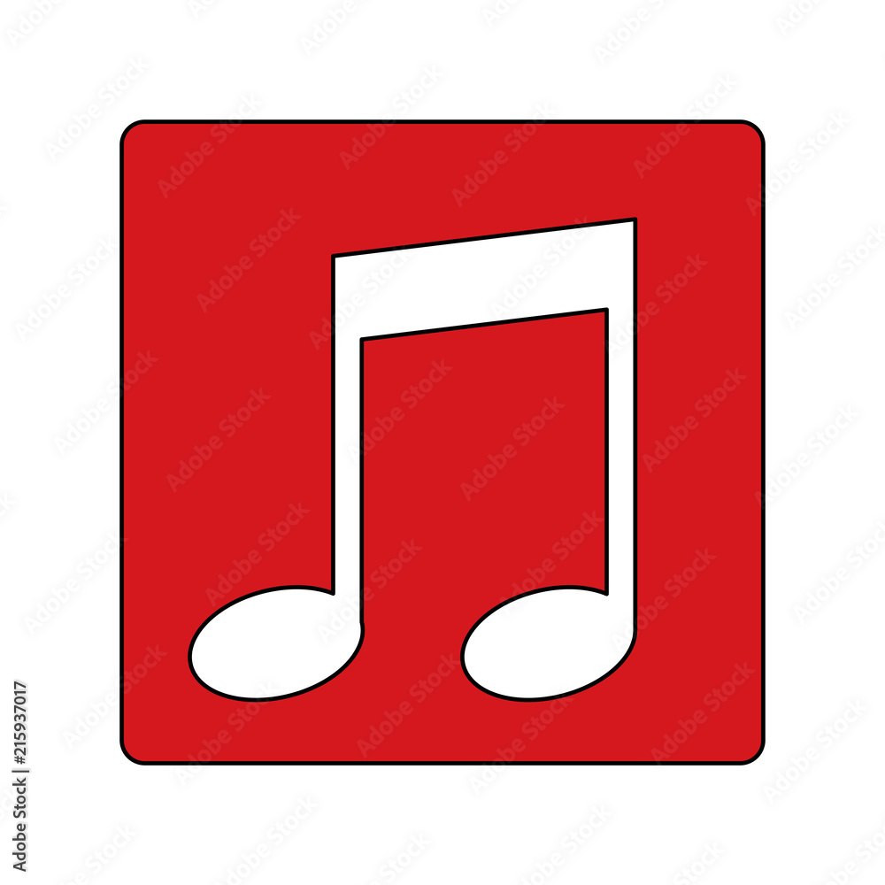 Music app button vector illustration graphic design Music app button vector illustration graphic design