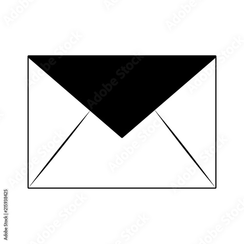 Envelope mail symbol vector illustration graphic design