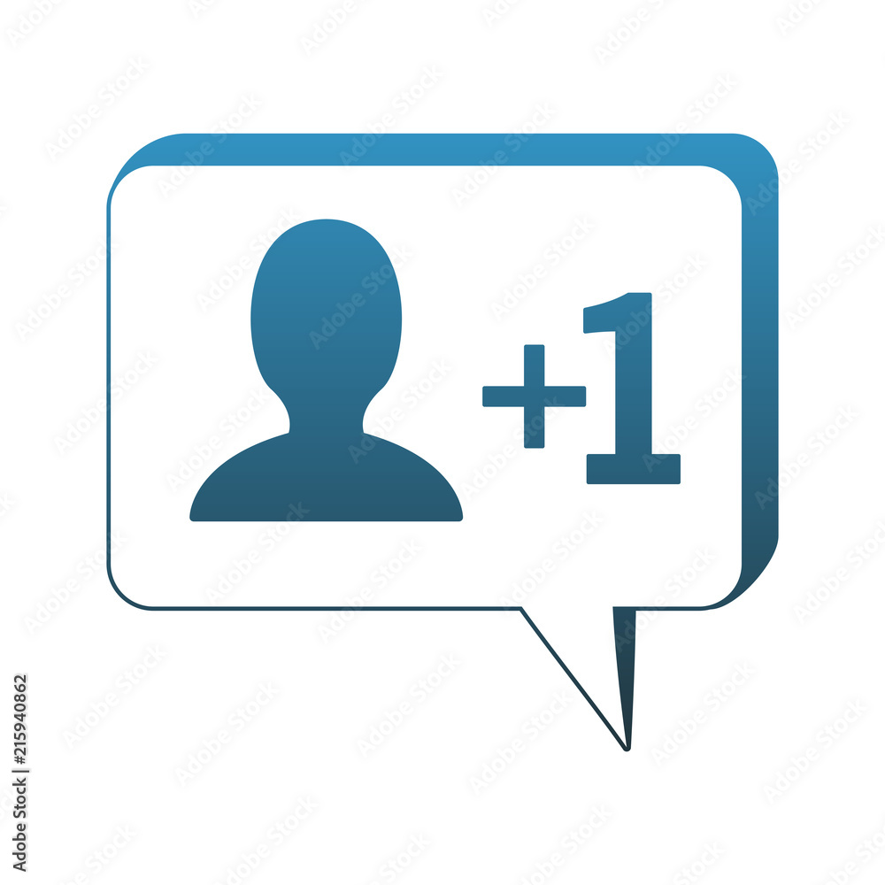 Bubble friend request symbol vector illustration graphic design Bubble friend request symbol vector illustration graphic design