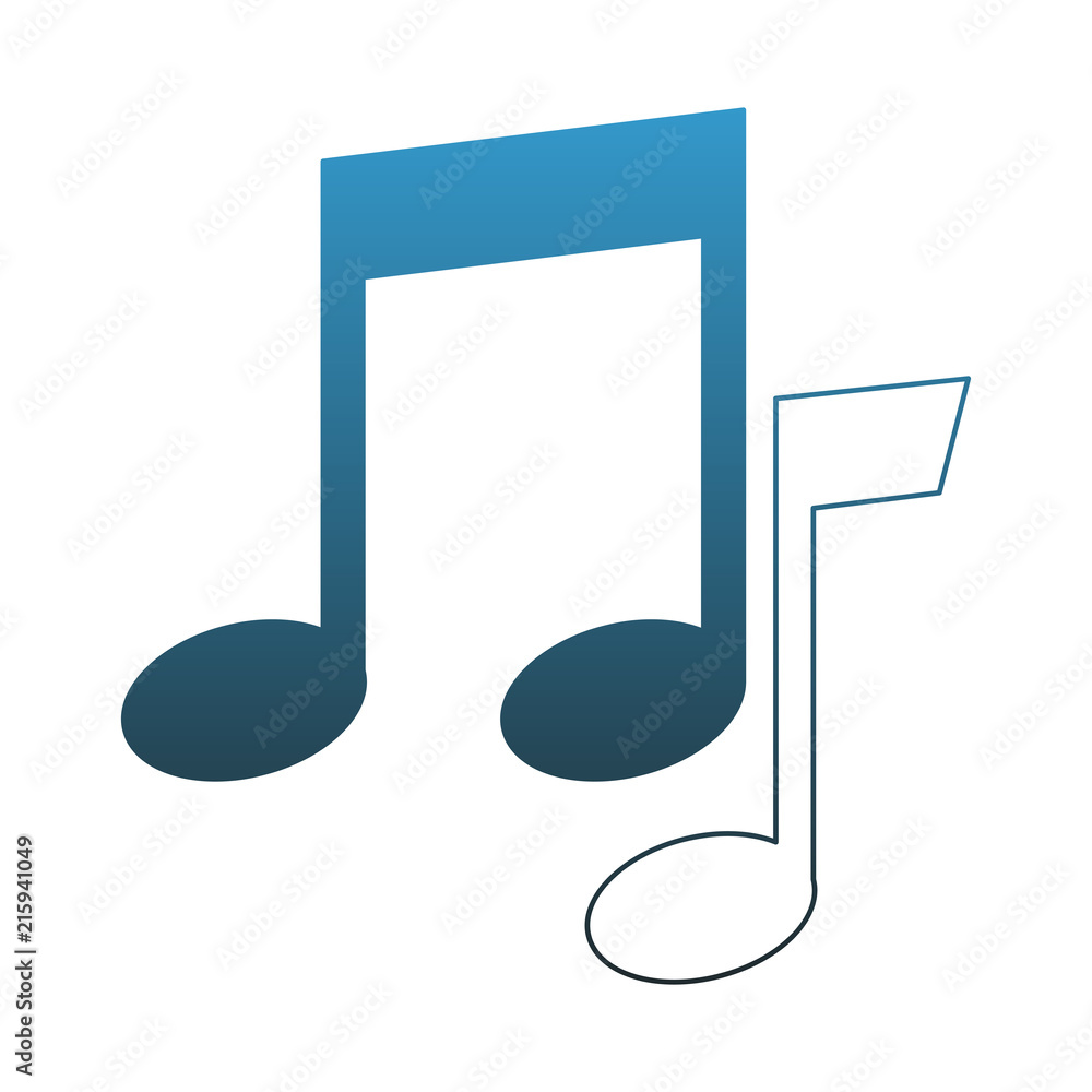 Music notes symbol vector illustration graphic design Music notes symbol vector illustration graphic design