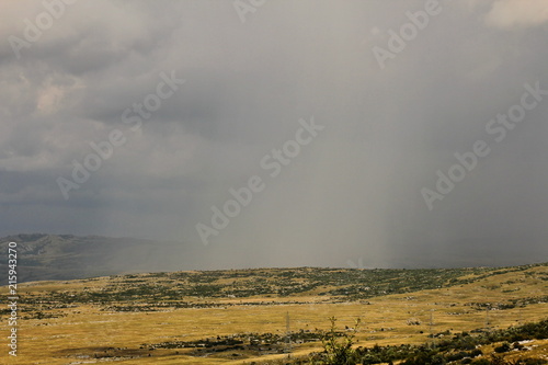 Dinaric Alps in storm