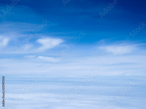 Cloud on blue sky.