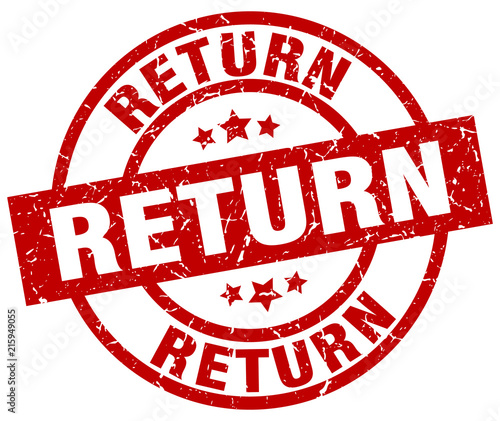 return round red grunge stamp