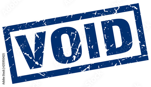 square grunge blue void stamp