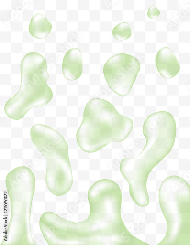 green liquid illustration