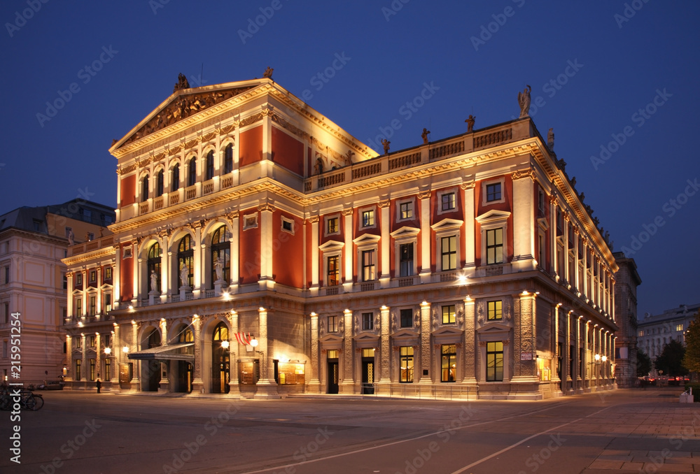 Wiener Musikverein in Vienna. Austria