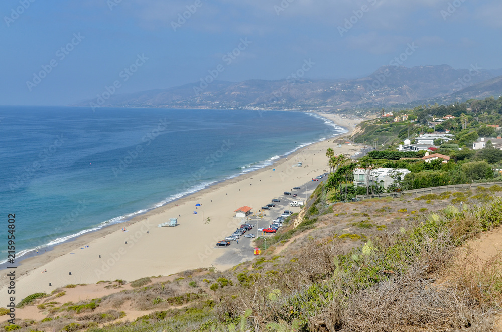 Point Dume State Beach and Zuma beach Malibu, California, USA