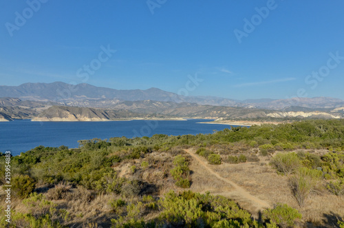 Lake Cachuma in Santa Ynez valley Santa Barbara  California  USA