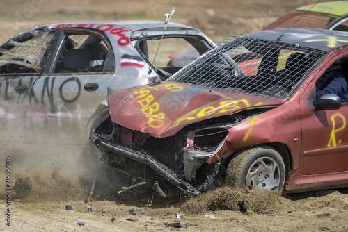 Italian Demolition Derby in Villareggia
