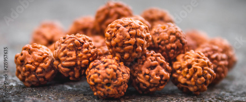 Rudraksh Beads Loose Macro