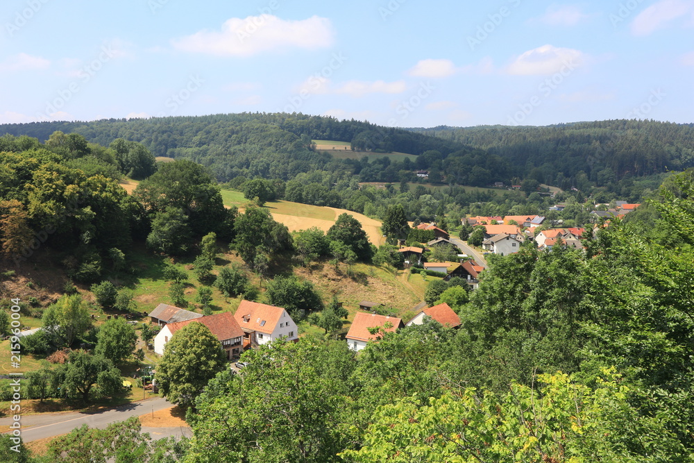 Das Knüllgebirge bei Wallenstein