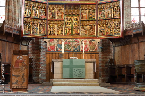 The old altar, Lüneburg.