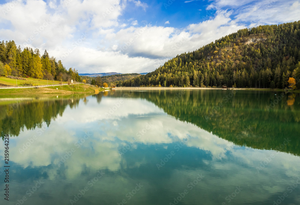 Obraz premium Lago di Coredo, Südtirol Trentino