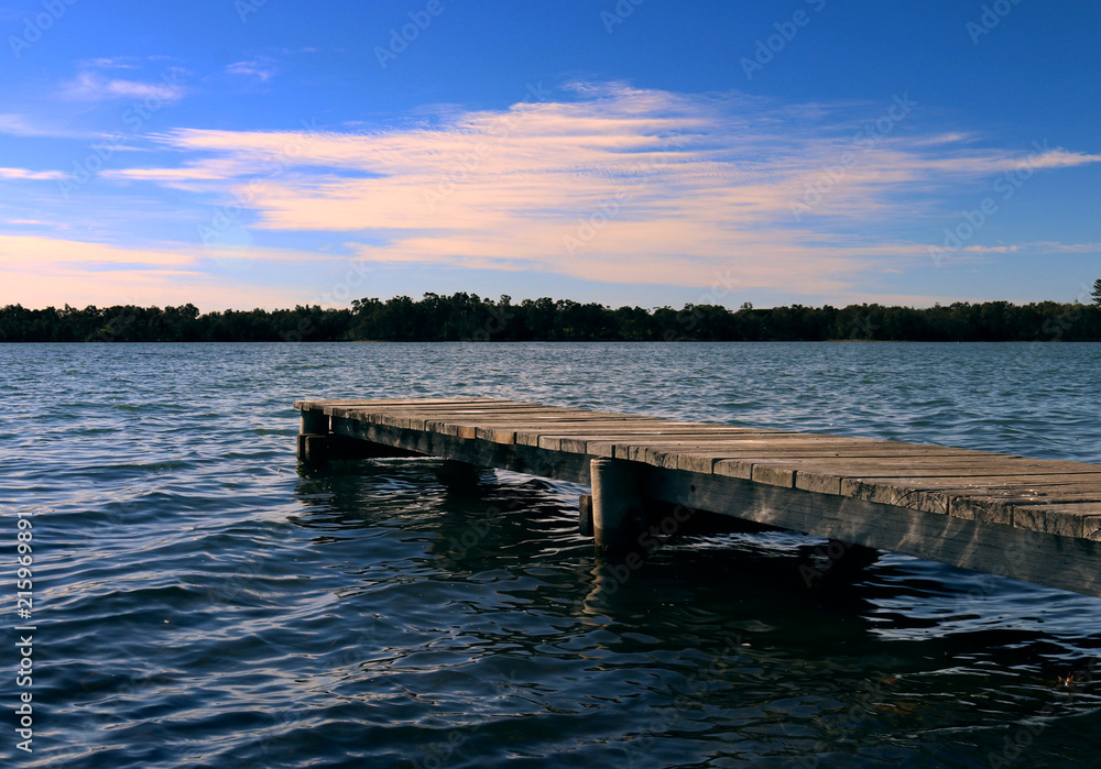 Short Jetty Out onto Calm Water