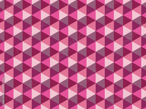 背景　多角形　ピンク