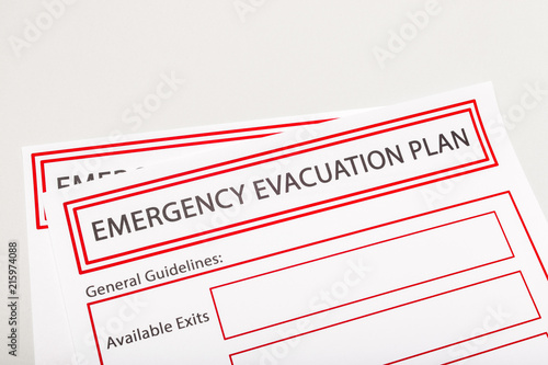 Emergency evacuation plan