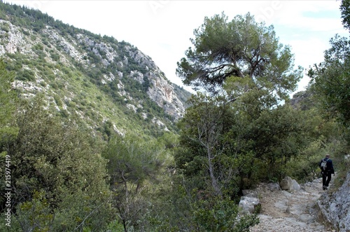 The beautiful trail of Ezze, French Riviera photo