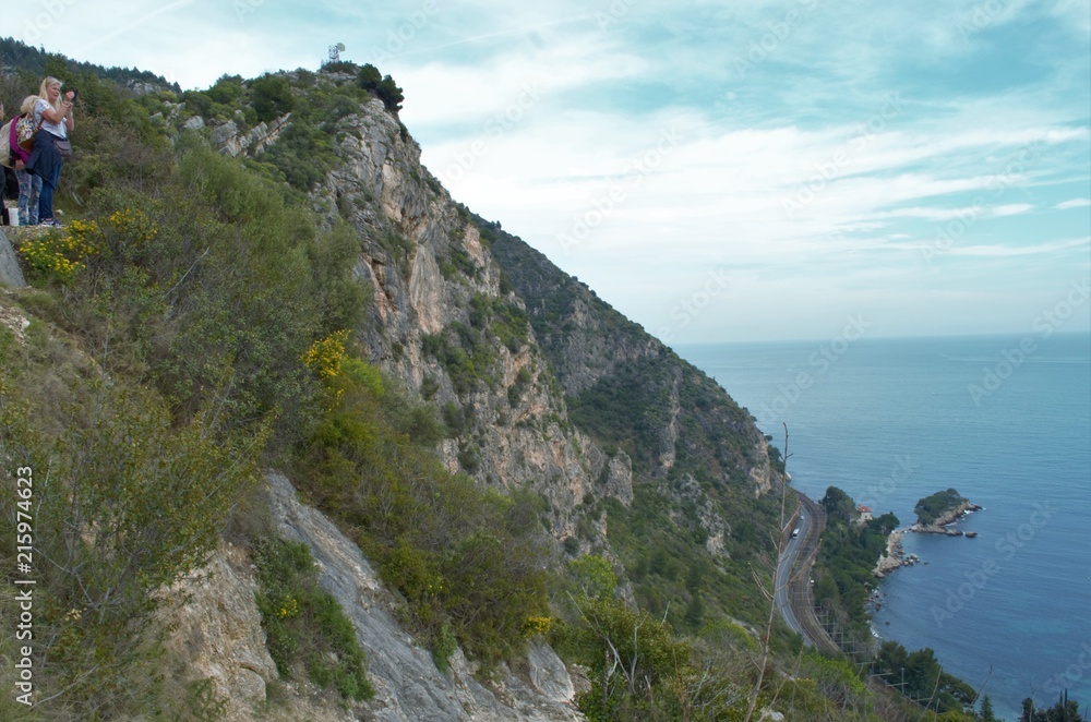 The beautiful trail of Ezze, French Riviera