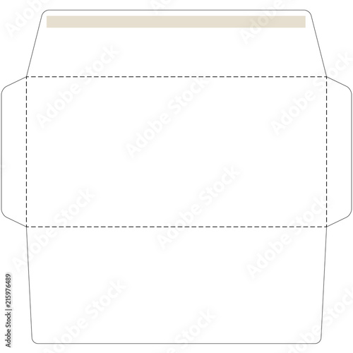 Office Envelope Cut Up Template