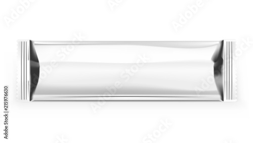 Blank Food Foil Package For Sugar, Coffee Or Other