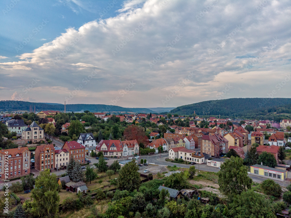 Fototapeta premium Town Kahla in Thuringia