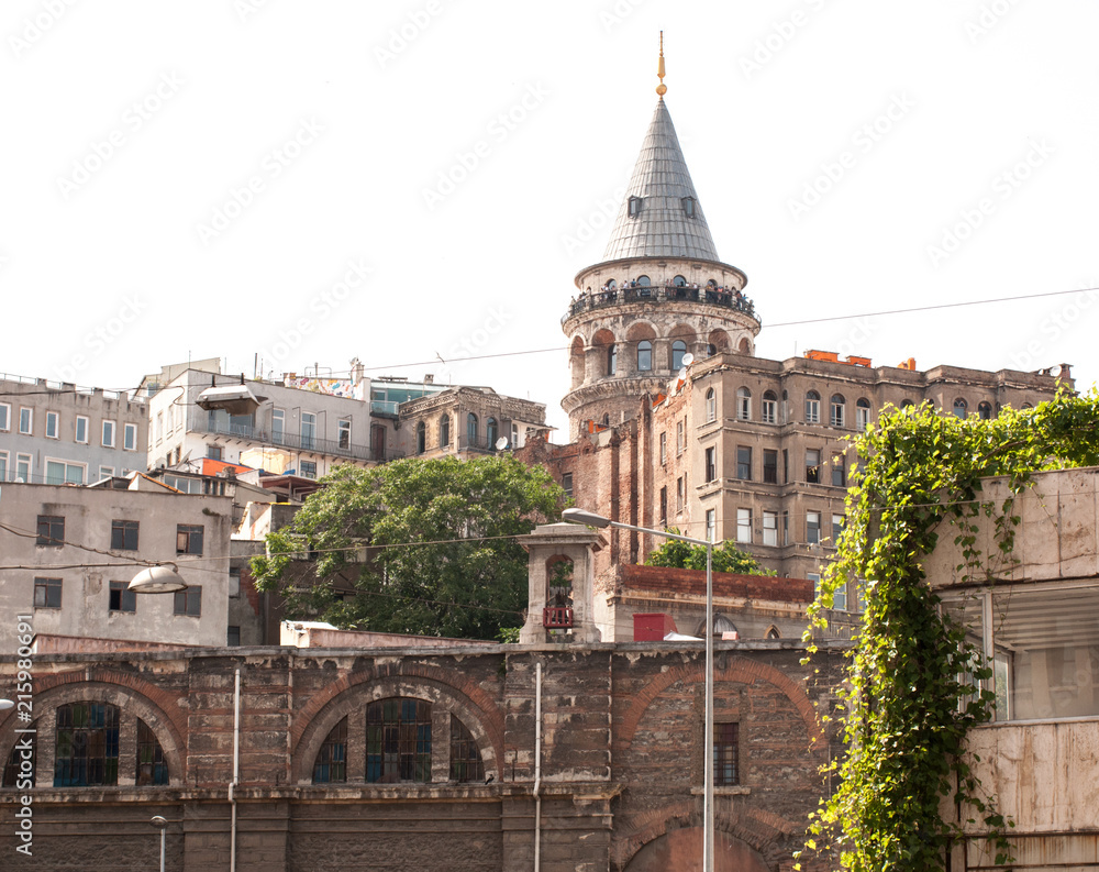 Old stone Istanbul buildings