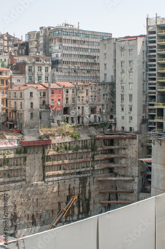 Building area in Istanbul