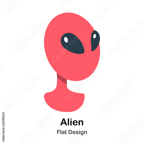 Alien Flat Illustration