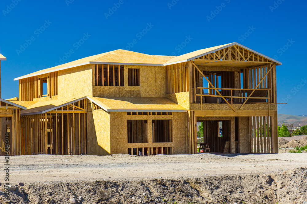 New Two Story Home Under Construction New Two Story Home Under Construction