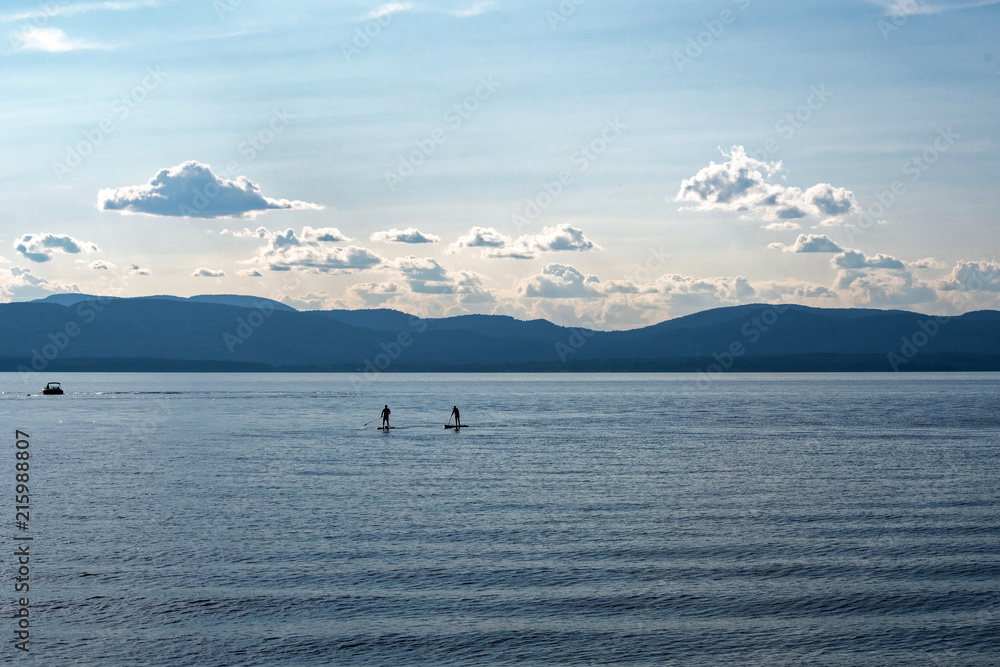 Adirondacks Mountains from Lake Champlain