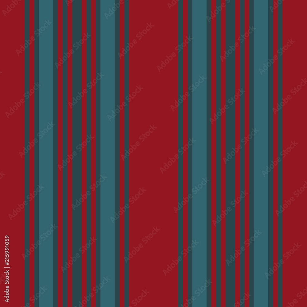Vertical dark blue and red stripes print vector