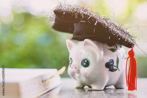Piggy bank with with square...